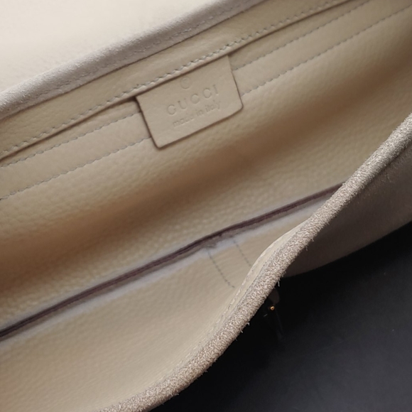 Vintage Gucci suede leather handbag - Picture 7 of 8